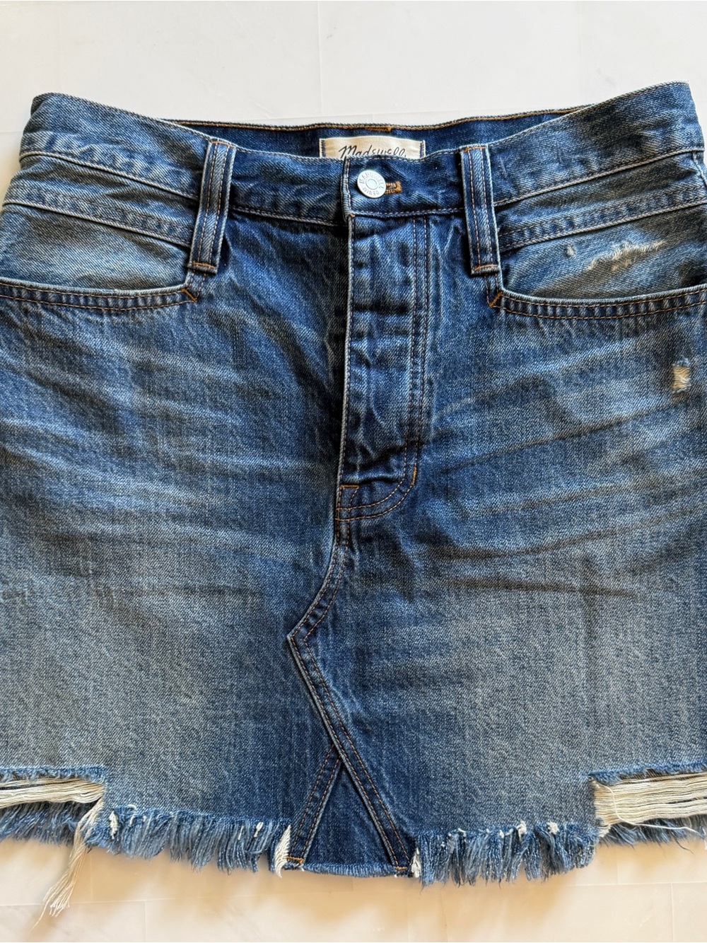 Madewell Women’s/Rigid Denim/  Blue Denim Jeans